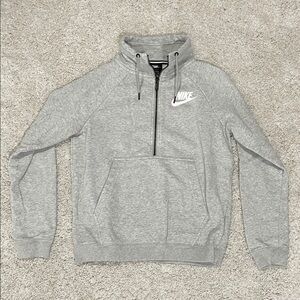 Nike Zip-Up Gray Sweater